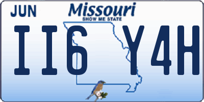 MO license plate II6Y4H