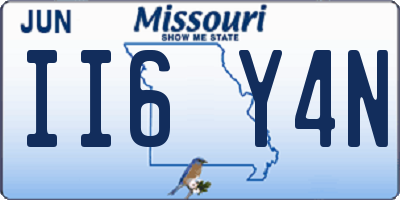 MO license plate II6Y4N