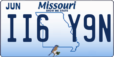 MO license plate II6Y9N