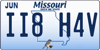 MO license plate II8H4V