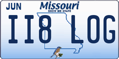 MO license plate II8L0G
