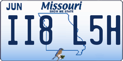 MO license plate II8L5H