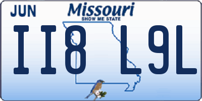 MO license plate II8L9L