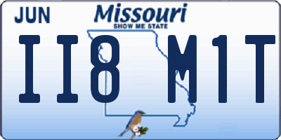 MO license plate II8M1T