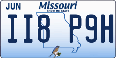 MO license plate II8P9H