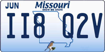 MO license plate II8Q2V