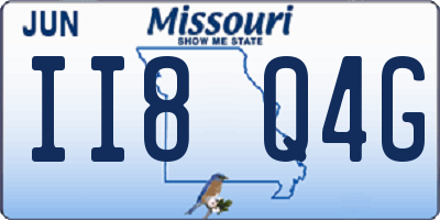 MO license plate II8Q4G