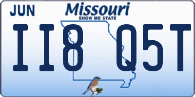 MO license plate II8Q5T