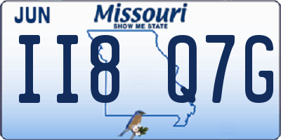 MO license plate II8Q7G