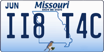 MO license plate II8T4C