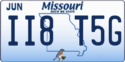 MO license plate II8T5G