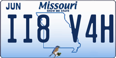 MO license plate II8V4H