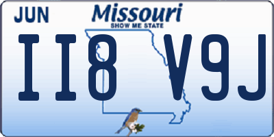 MO license plate II8V9J
