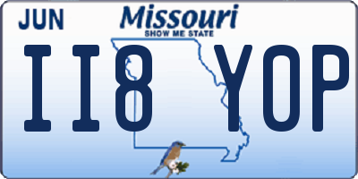 MO license plate II8Y0P