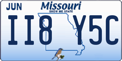 MO license plate II8Y5C