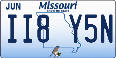 MO license plate II8Y5N
