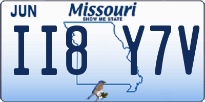 MO license plate II8Y7V