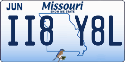 MO license plate II8Y8L