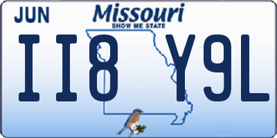 MO license plate II8Y9L