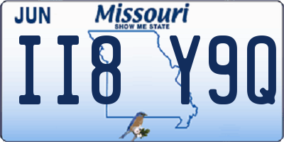MO license plate II8Y9Q