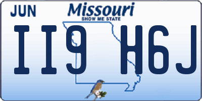 MO license plate II9H6J