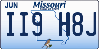 MO license plate II9H8J