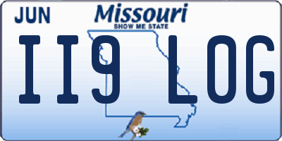 MO license plate II9L0G