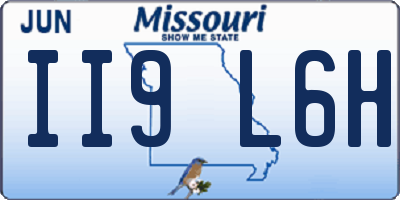 MO license plate II9L6H