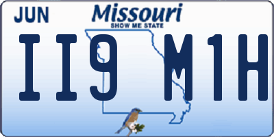 MO license plate II9M1H