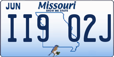 MO license plate II9O2J