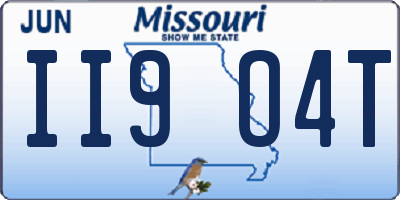 MO license plate II9O4T
