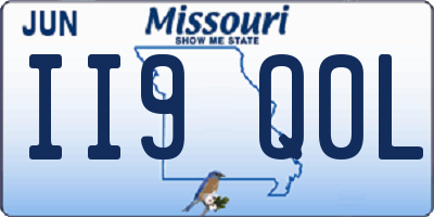 MO license plate II9Q0L