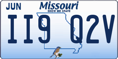 MO license plate II9Q2V