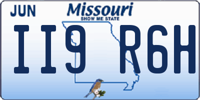 MO license plate II9R6H