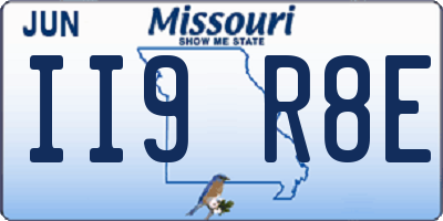 MO license plate II9R8E