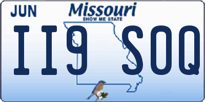 MO license plate II9S0Q