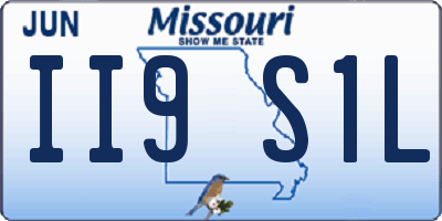 MO license plate II9S1L