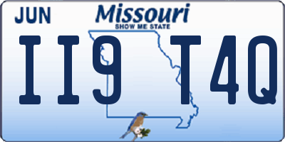 MO license plate II9T4Q
