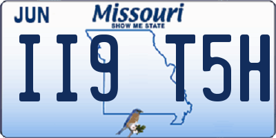 MO license plate II9T5H