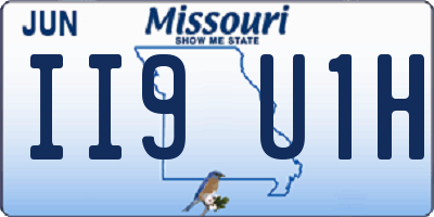 MO license plate II9U1H