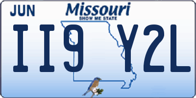 MO license plate II9Y2L