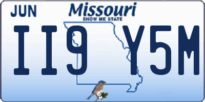 MO license plate II9Y5M