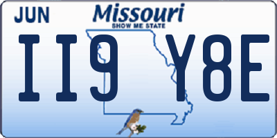 MO license plate II9Y8E