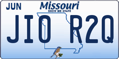 MO license plate JI0R2Q