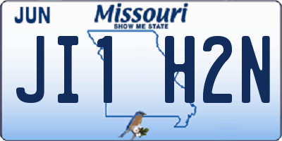 MO license plate JI1H2N