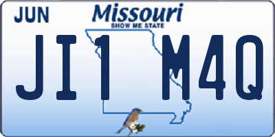 MO license plate JI1M4Q