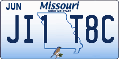 MO license plate JI1T8C