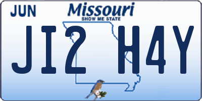 MO license plate JI2H4Y