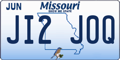 MO license plate JI2J0Q