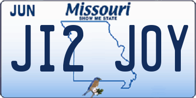 MO license plate JI2J0Y